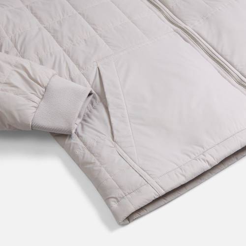 Куртка унисекс Warmbridge, светло-серая фото 5