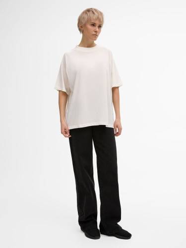 Футболка унисекс оверсайз T2, молочно-белая фото 12