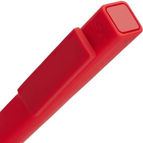 Ручка шариковая Swiper SQ Soft Touch, красная фото 5