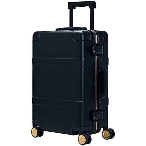 Чемодан Metal Luggage, черный фото 2