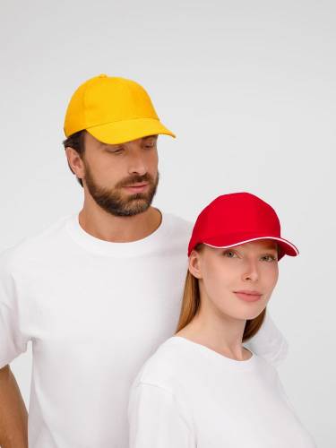 Бейсболка Buffalo, красная с белым фото 11 Бейсболка Buffalo, красная с белым фото 11