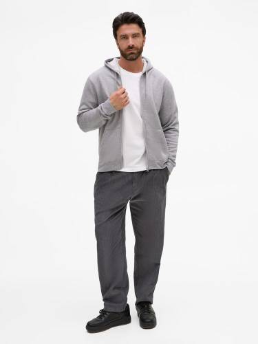 Толстовка унисекс Stone, серый меланж фото 8