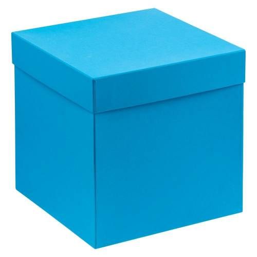 Коробка Cube, L, голубая фото 2