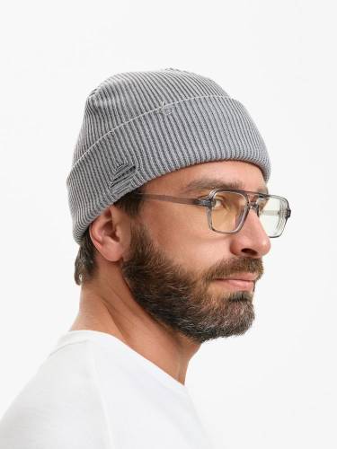 Шапка Ribelle, серая фото 6 Шапка Ribelle, серая фото 6
