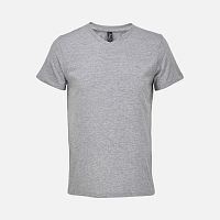 Футболка унисекс Regent с V-образным вырезом, серый меланж