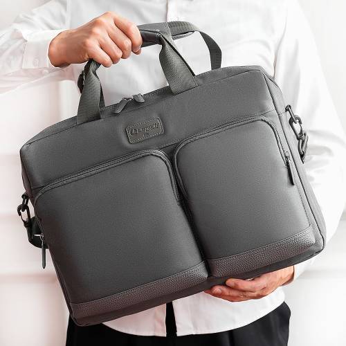 Сумка для ноутбука L255, темно-серая фото 17 Сумка для ноутбука L255, темно-серая фото 17