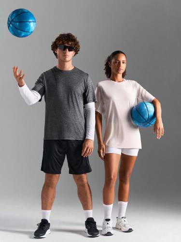 Футболка спортивная унисекс Storm, белая фото 11