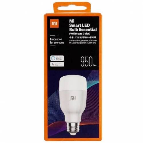 Лампа Mi LED Smart Bulb Essential White and Color, белая фото 5