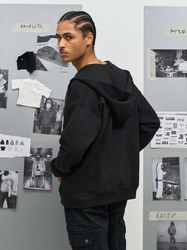 Толстовка унисекс на молнии Jelo, серый меланж фото 10