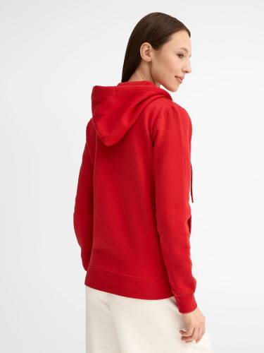 Толстовка женская на молнии с капюшоном Seven Women, красная фото 7