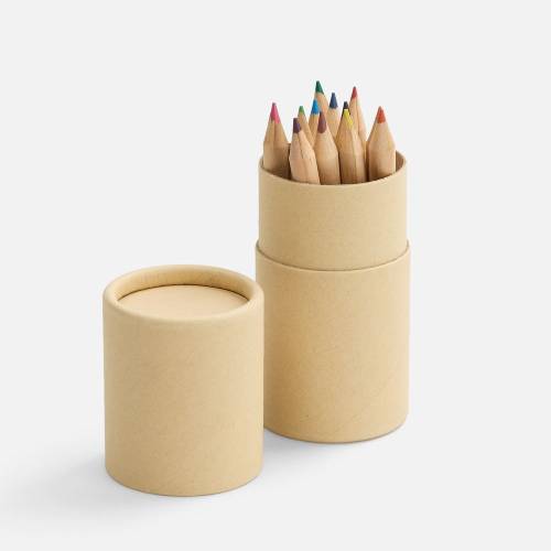 Набор цветных карандашей Pencilvania Tube Plus, крафт фото 3