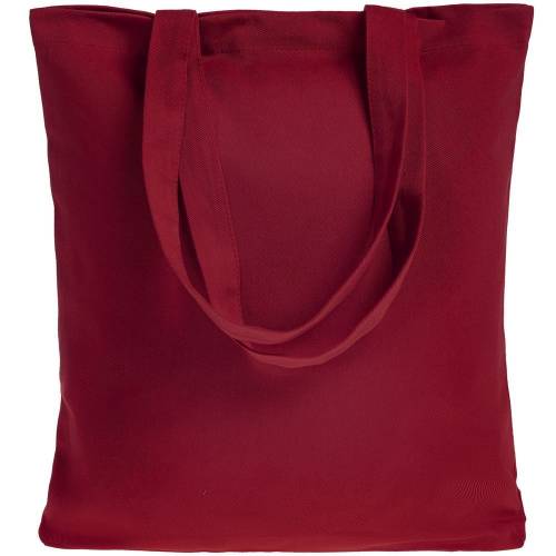 Холщовая сумка Avoska, бордовая фото 3
