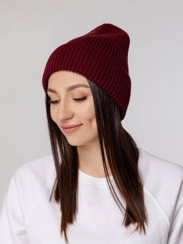 Шапка Tommi, бордовая фото 5 Шапка Tommi, бордовая фото 5