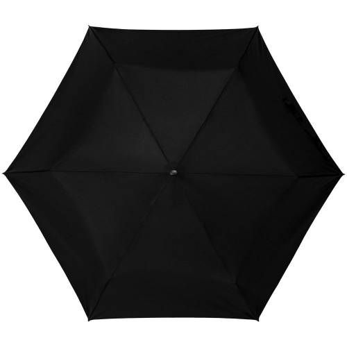 Зонт складной Nicety, черный фото 3
