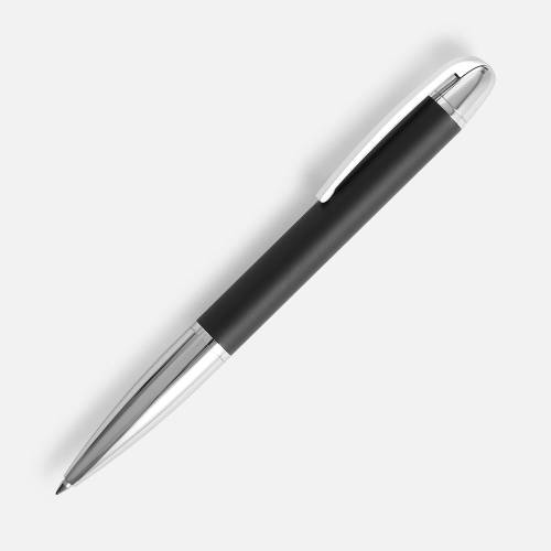 Ручка шариковая Arc Soft Touch, черная фото 2
