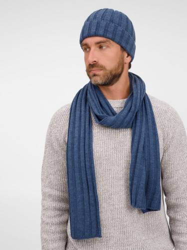 Шапка Metelitsa, синий меланж (джинс) фото 8 Шапка Metelitsa, синий меланж (джинс) фото 8