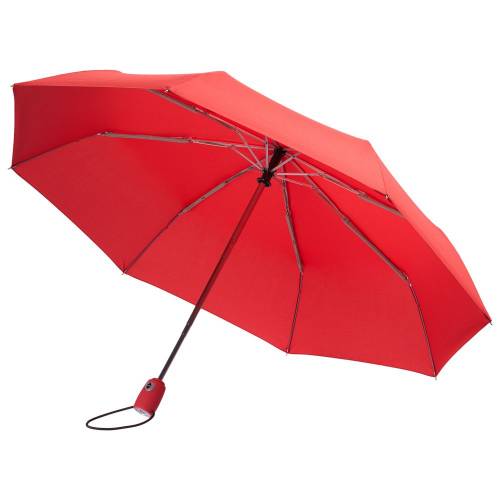 Зонт складной AOC, красный фото 3