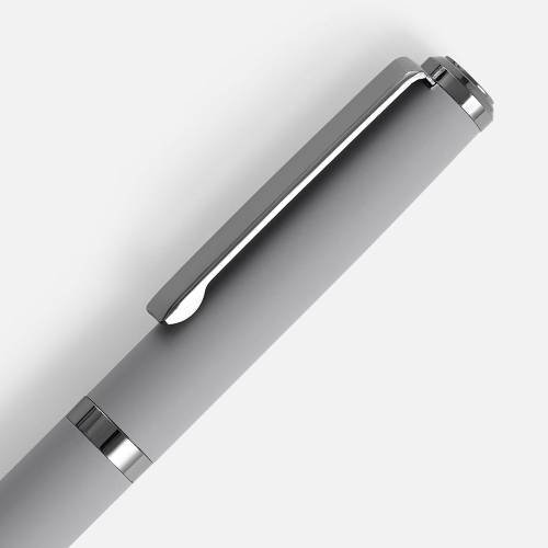 Ручка шариковая Inkish Gunmetal в футляре, серая фото 4