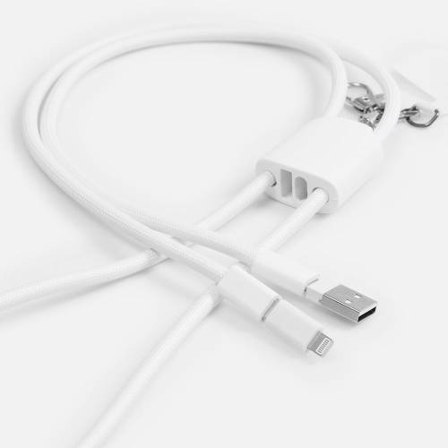 Кабель-ланьярд energyFlex Pro, белый фото 8