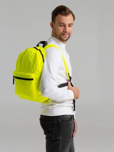 Рюкзак Manifest Color из светоотражающей ткани, желтый неон фото 8