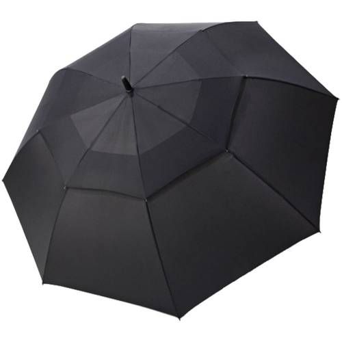 Зонт-трость Fiber Golf Air, черный фото 2