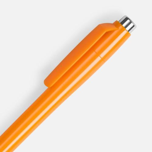 Ручка шариковая Klippa, оранжевая фото 4