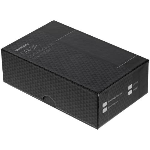 Портативный внешний диск SSD Uniscend Drop, 256 Гб, черный фото 10
