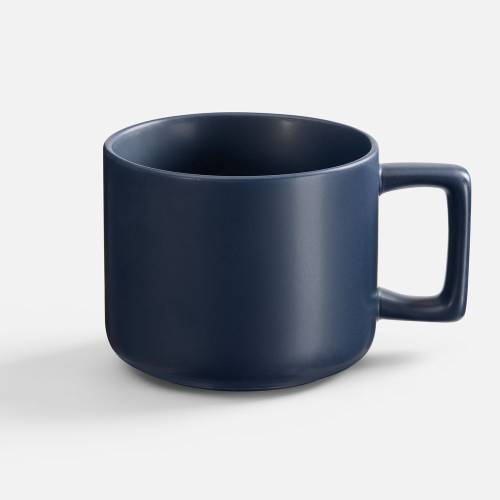 Чашка Jumbo в коробке матовая, темно-синяя фото 3