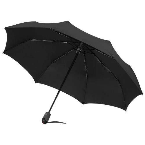Зонт складной E.200, черный фото 2