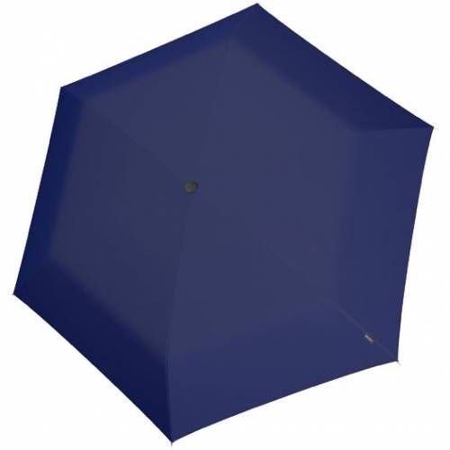 Складной зонт U.200, темно-синий фото 3