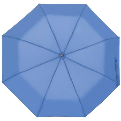 Зонт складной Manifest Color со светоотражающим куполом, синий фото 2
