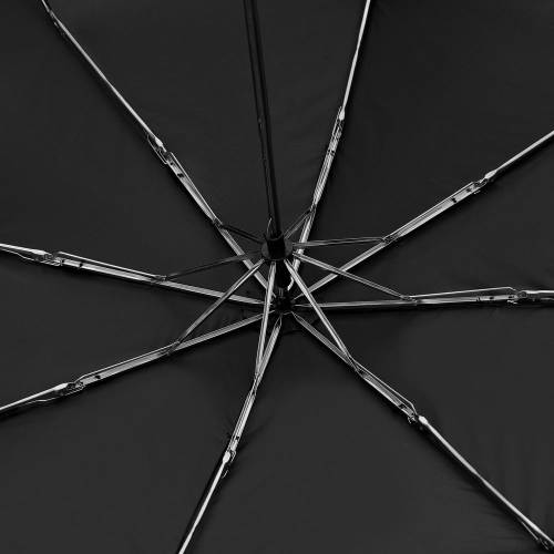 Зонт складной Basic, черный фото 7