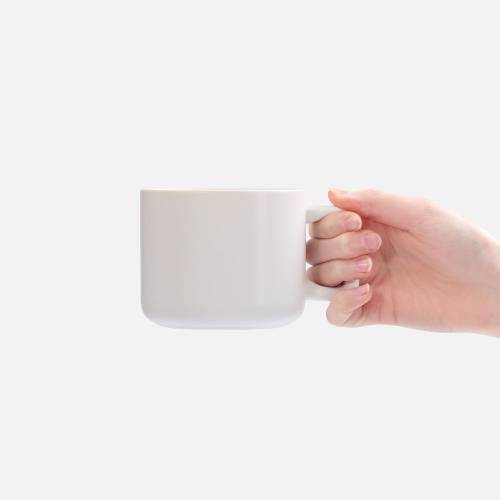 Чашка Jumbo в коробке матовая, белая фото 4