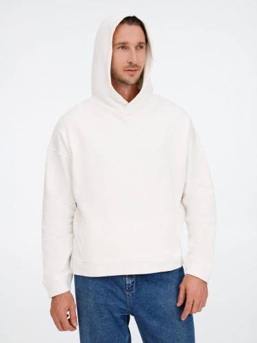 Худи оверсайз унисекс Tolla, молочное фото 13