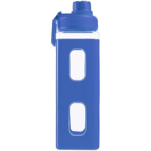 Бутылка для воды Square Fair, синяя фото 4