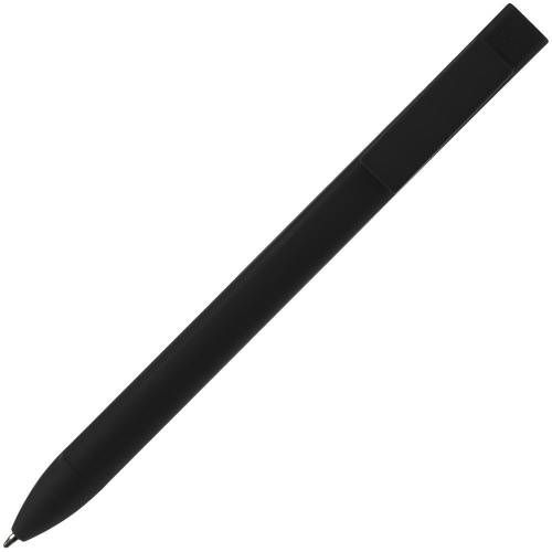 Ручка шариковая Swiper SQ Soft Touch, черная фото 3