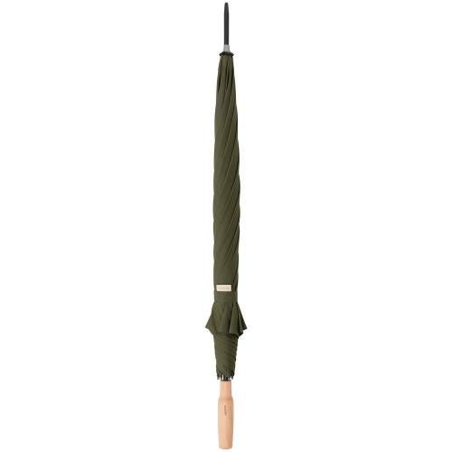 Зонт-трость Nature Stick AC, зеленый фото 4