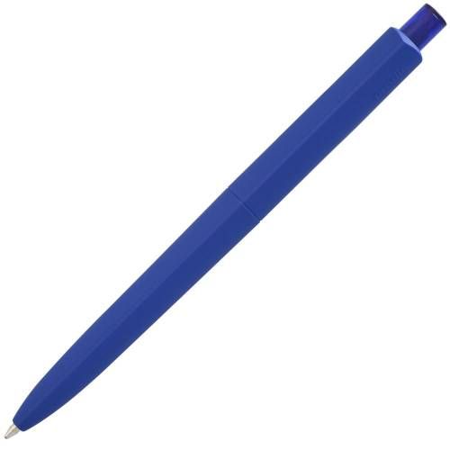 Ручка шариковая Prodir DS8 PRR-Т Soft Touch, синяя фото 5