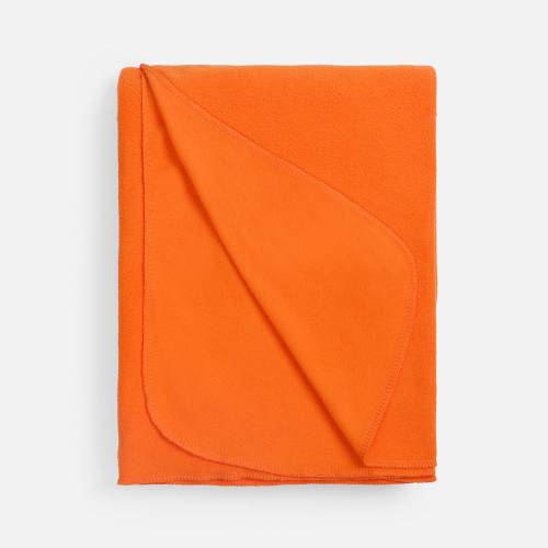 Флисовый плед Warm&Peace, оранжевый фото 3 Флисовый плед Warm&Peace, оранжевый фото 3