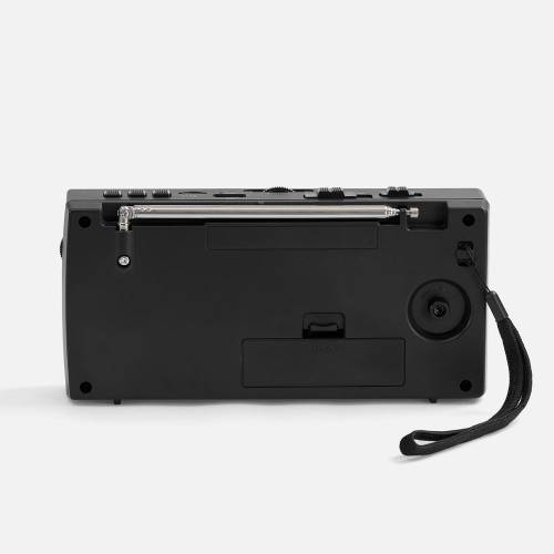 Bluetooth-колонка с радио Comradio, черная фото 6