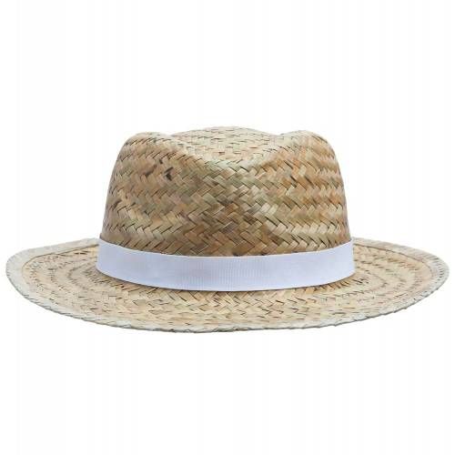 Шляпа Daydream, бежевая с белой лентой фото 3