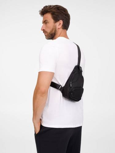 Спортивный кросс-боди рюкзак Bagventure, черный фото 8 Спортивный кросс-боди рюкзак Bagventure, черный фото 8