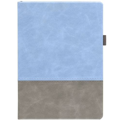 Ежедневник Horizon, недатированный, серый с голубым фото 2