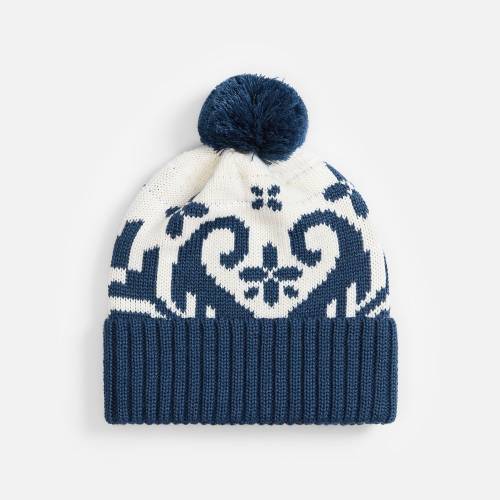 Шапка Wintertude, синяя с белым фото 2