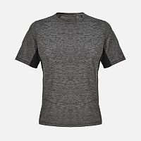 Футболка спортивная унисекс Storm, черный меланж