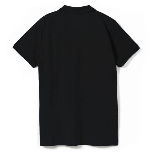 Рубашка поло женская Sunset, черная фото 3