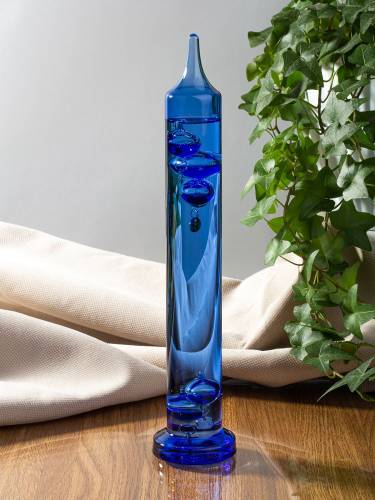 Термометр стеклянный «Галилео», голубой фото 6