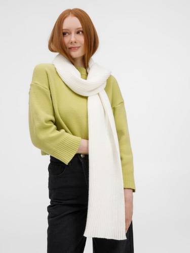 Шарф Laconi, молочно-белый фото 6