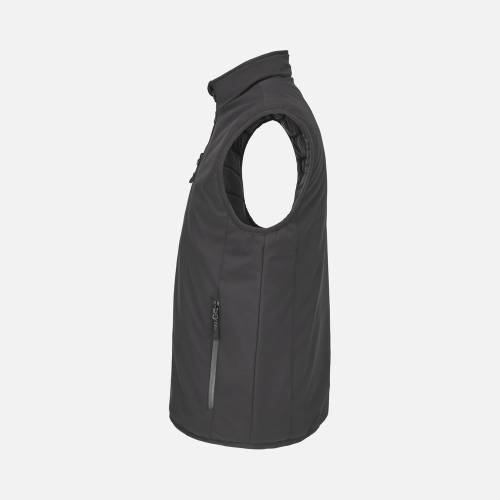 Жилет софтшелл унисекс Falcon BW, черный фото 4