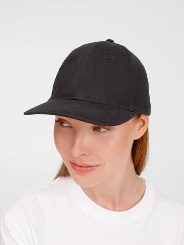 Бейсболка Buffalo, темно-серая (графит) фото 8